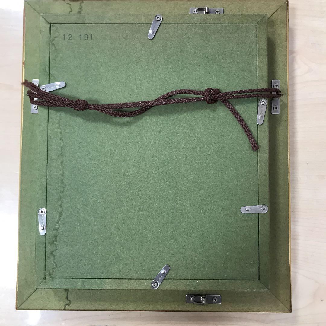 油彩画　肉筆　少女　日高　康志