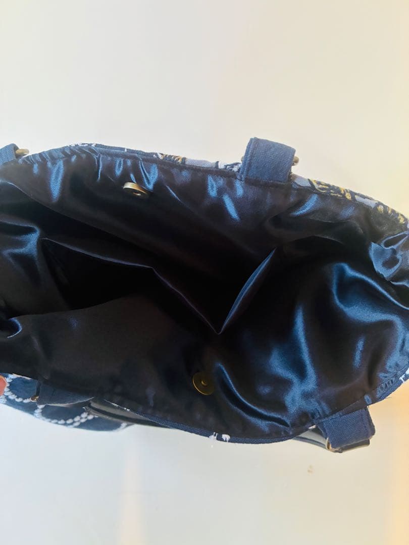 ミナペルホネン/アネモネ、Rosyドロップ型トートバッグ