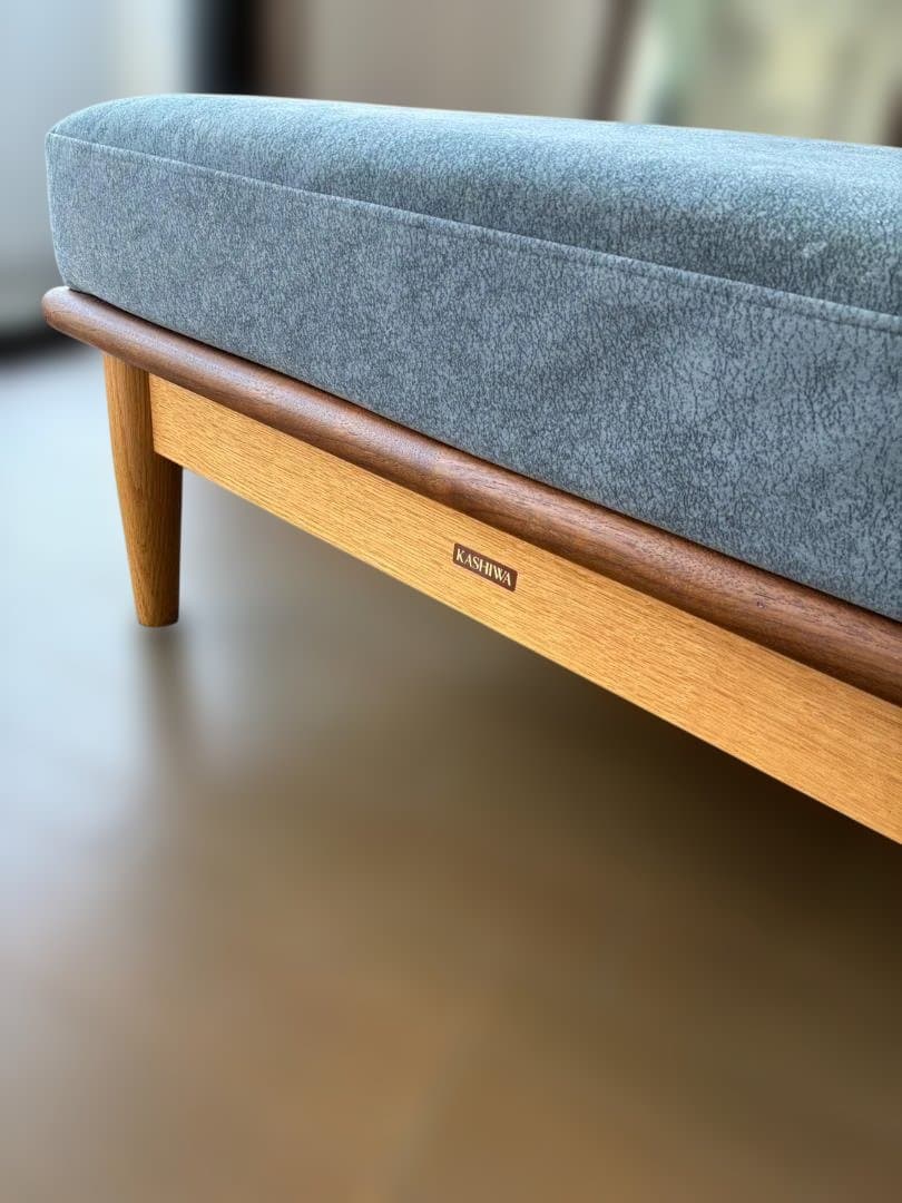 【4/10まで】柏木工 シビル オットマン★特注メンテナンス済（撥水・グレー）