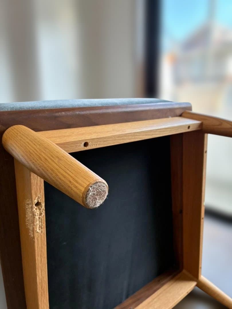 【4/10まで】柏木工 シビル オットマン★特注メンテナンス済（撥水・グレー）