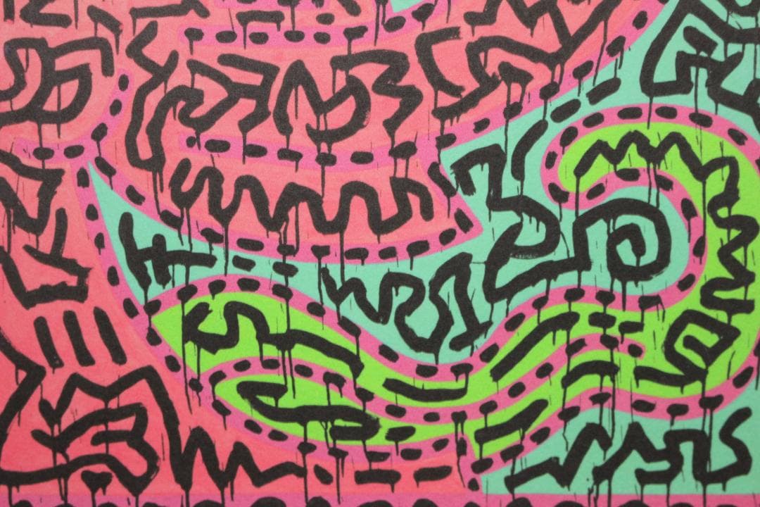 キース・ヘリング Untitled エスタンプリトグラフ 20/250