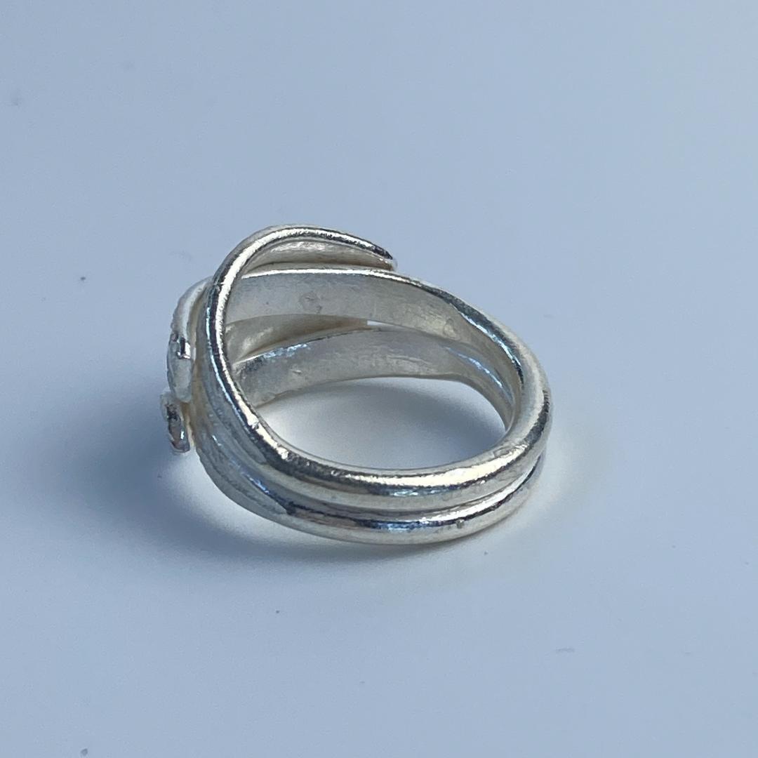 【14号】カレンシルバー　メンズ　レディース　新品未使用　草モチーフ