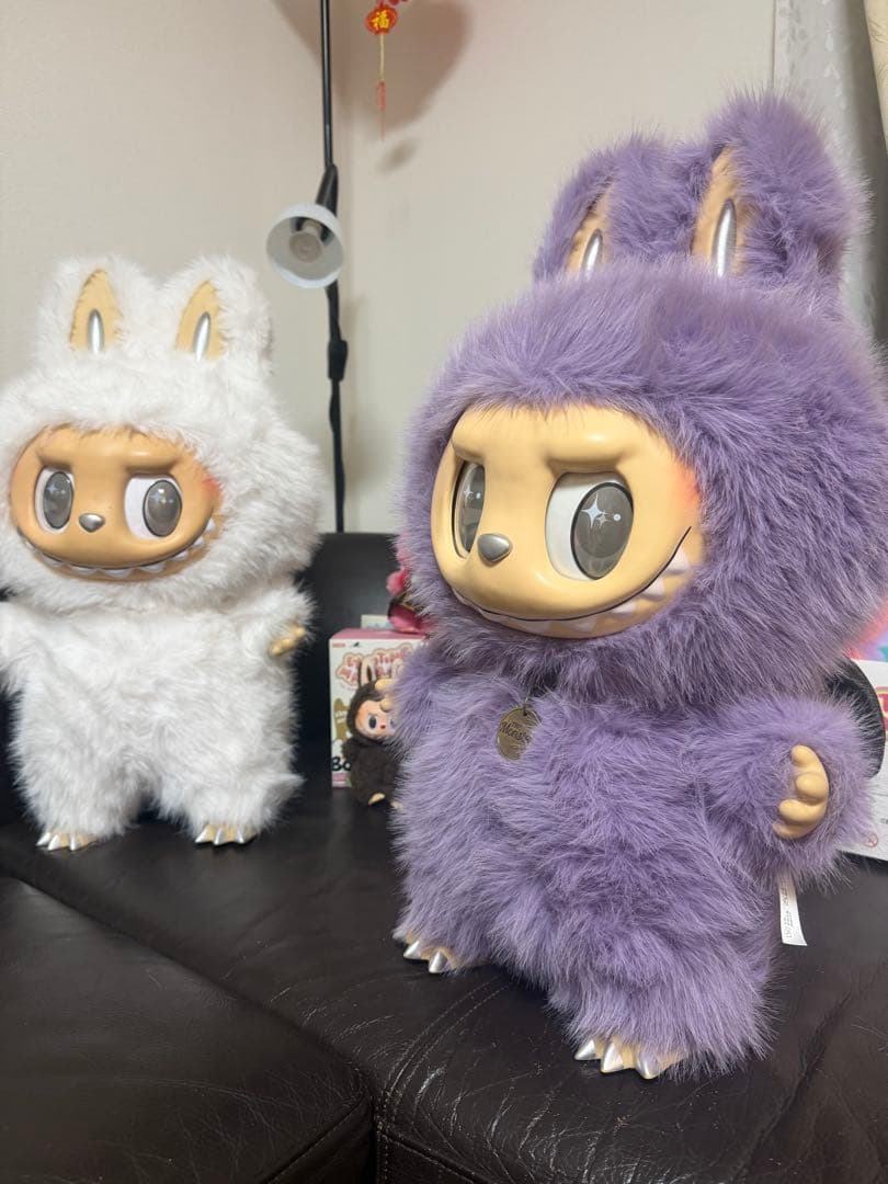 超特大60cmジモモ 羽付きラベンダーエンジェル スペシャルオーダー 紫天使