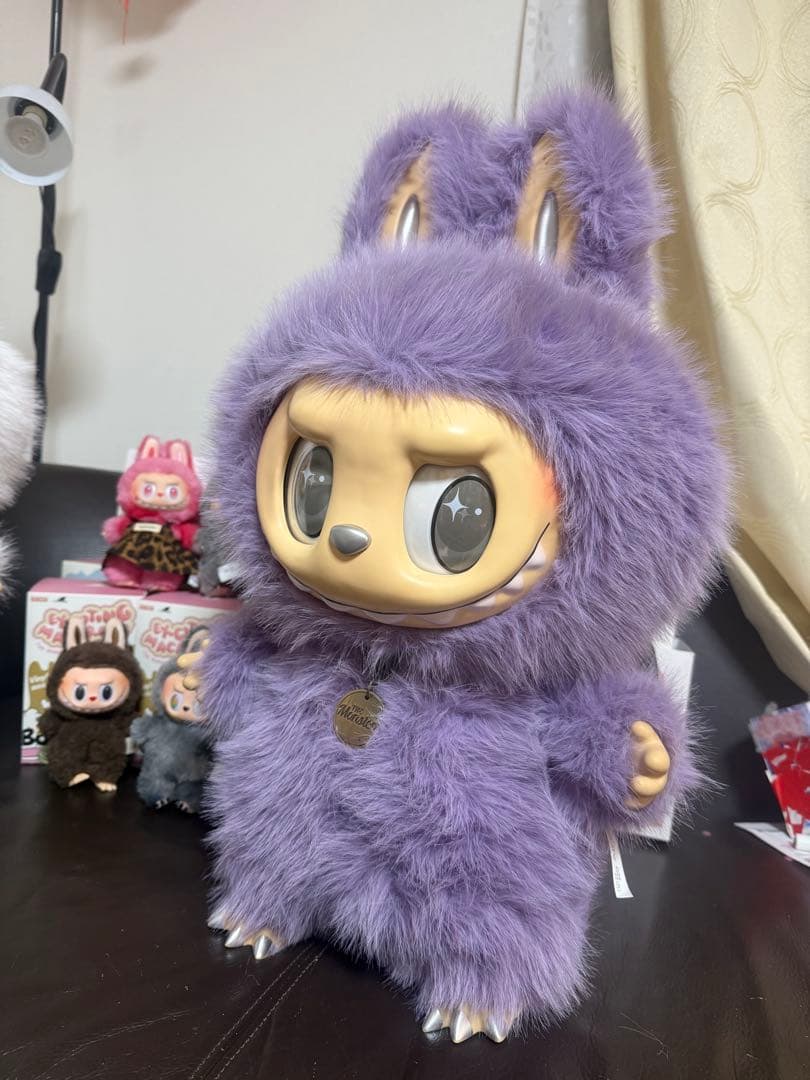 超特大60cmジモモ 羽付きラベンダーエンジェル スペシャルオーダー 紫天使