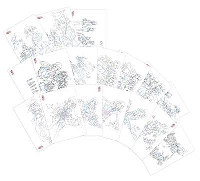 結城友奈は勇者である　設定資料集　複製原画　ミニ色紙　デスクマット　きゃにめ