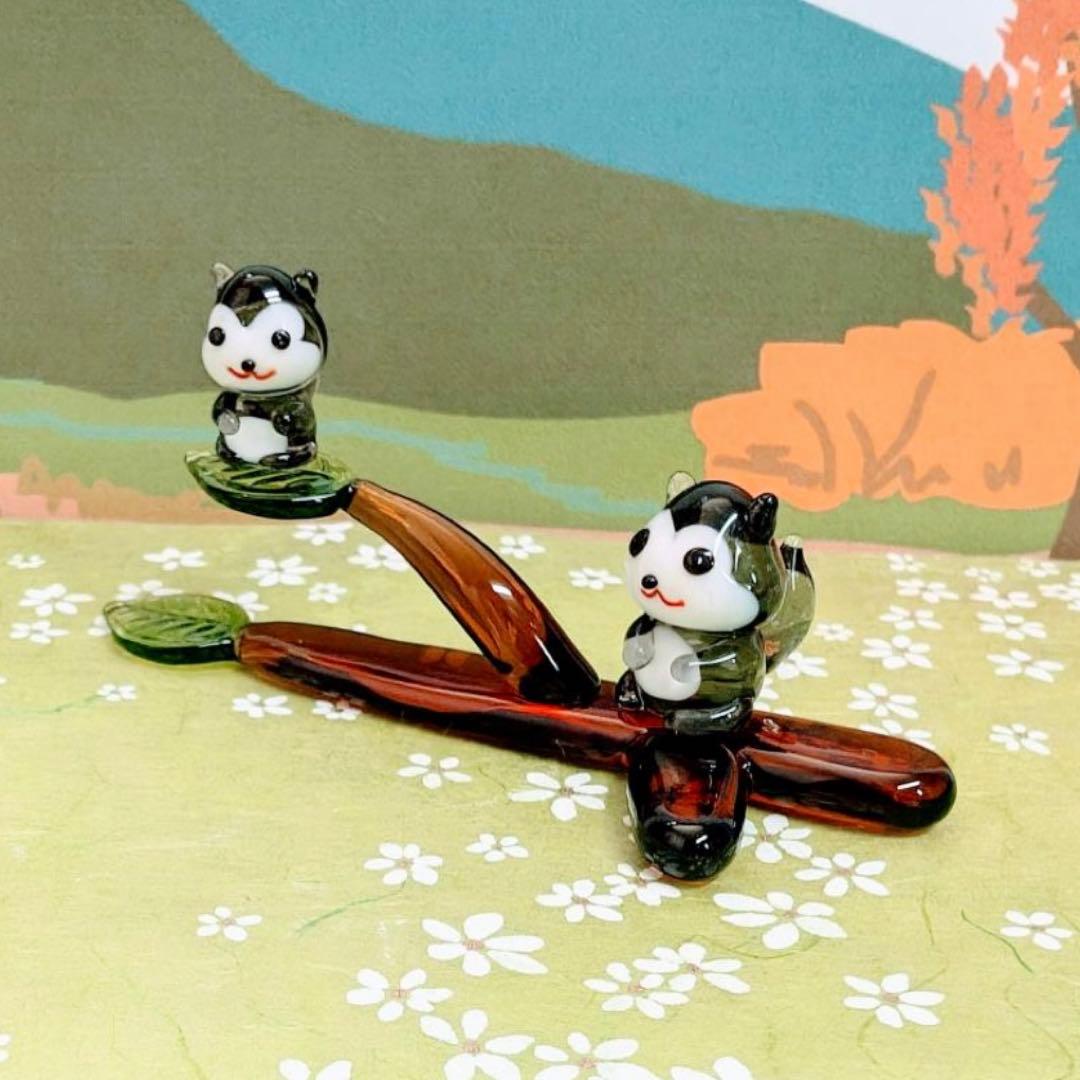 確認用　ガラス細工　ハシビロコウ