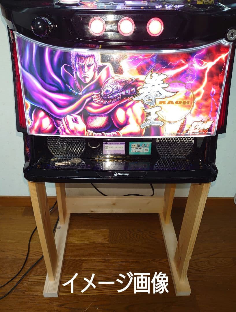 【累積248台目】パチスロを置く台・1台用シンプルスタンド★コンパクト型⑩