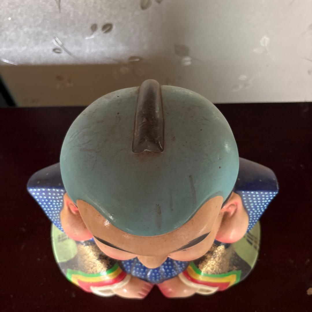 アンティーク【福助人形】 25×27×16cm 陶器