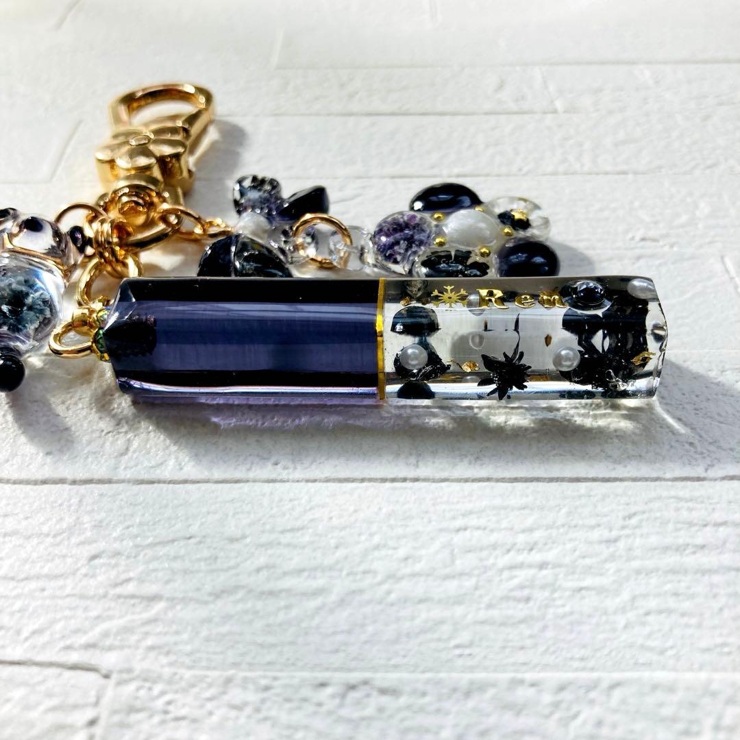 Rʕ•ᴥ•ʔE⑅ページ　目黒蓮名入れチャームレジンキーホルダー