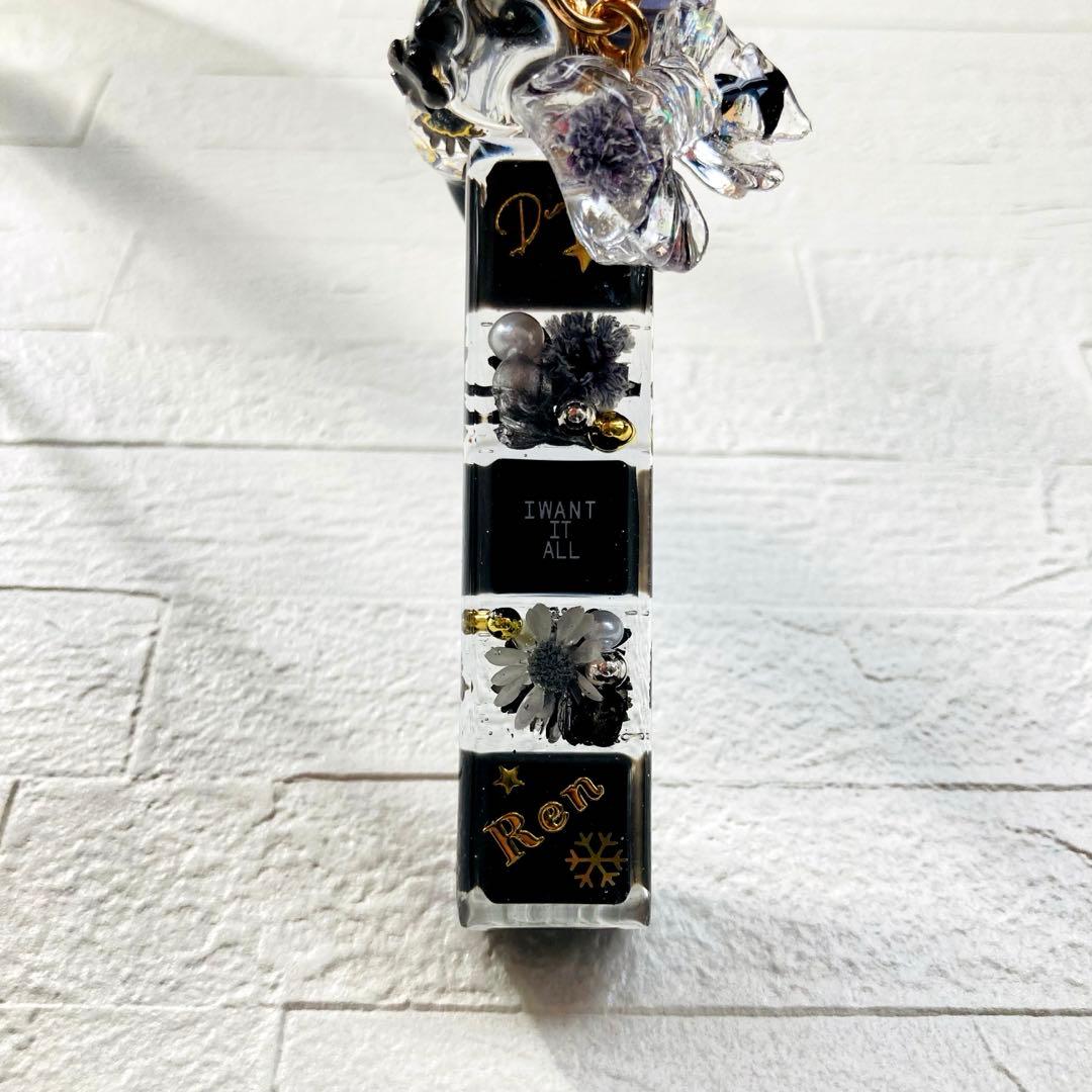 Rʕ•ᴥ•ʔE⑅ページ　目黒蓮名入れチャームレジンキーホルダー