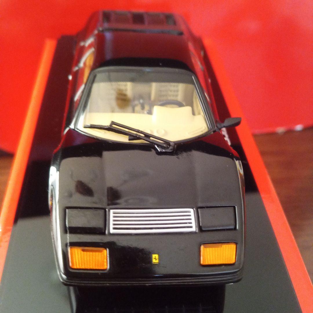 ミニカー京商　フェラーリ 512BB ブラック ベージュインテリア1/43
