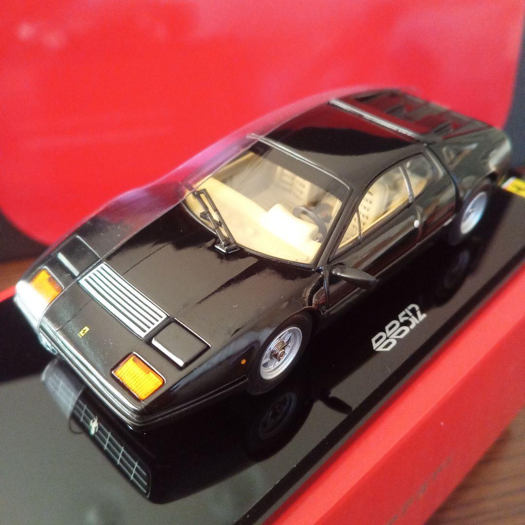 ミニカー京商　フェラーリ 512BB ブラック ベージュインテリア1/43
