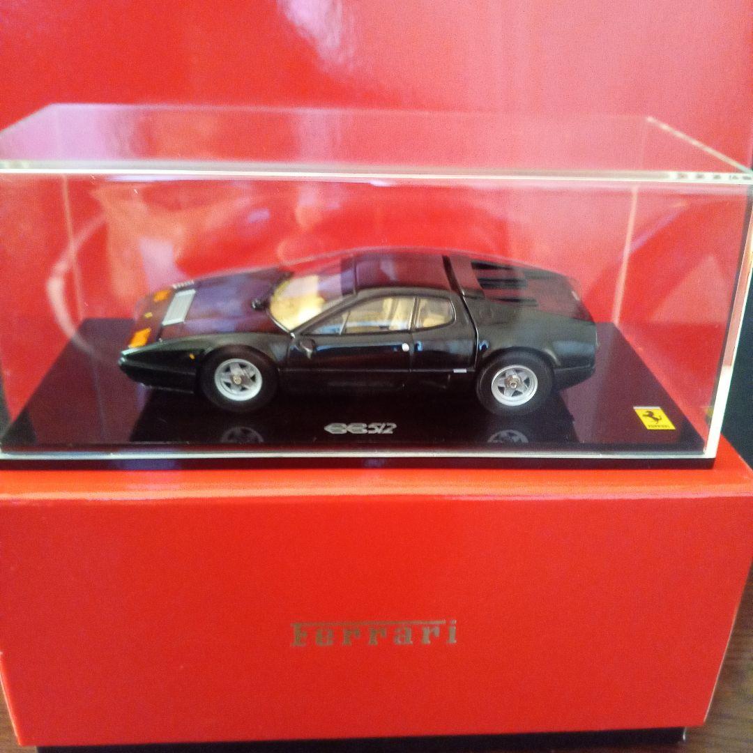 ミニカー京商　フェラーリ 512BB ブラック ベージュインテリア1/43