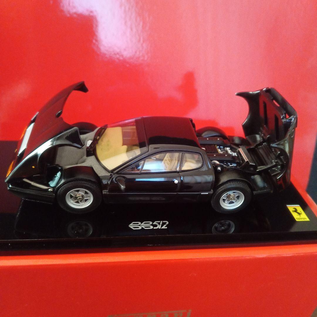 ミニカー京商　フェラーリ 512BB ブラック ベージュインテリア1/43