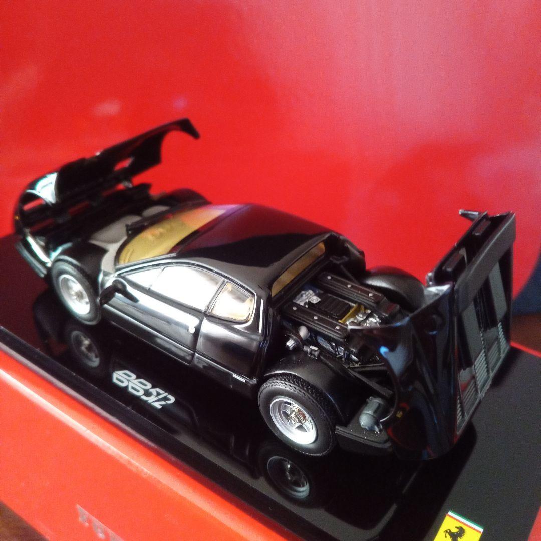 ミニカー京商　フェラーリ 512BB ブラック ベージュインテリア1/43