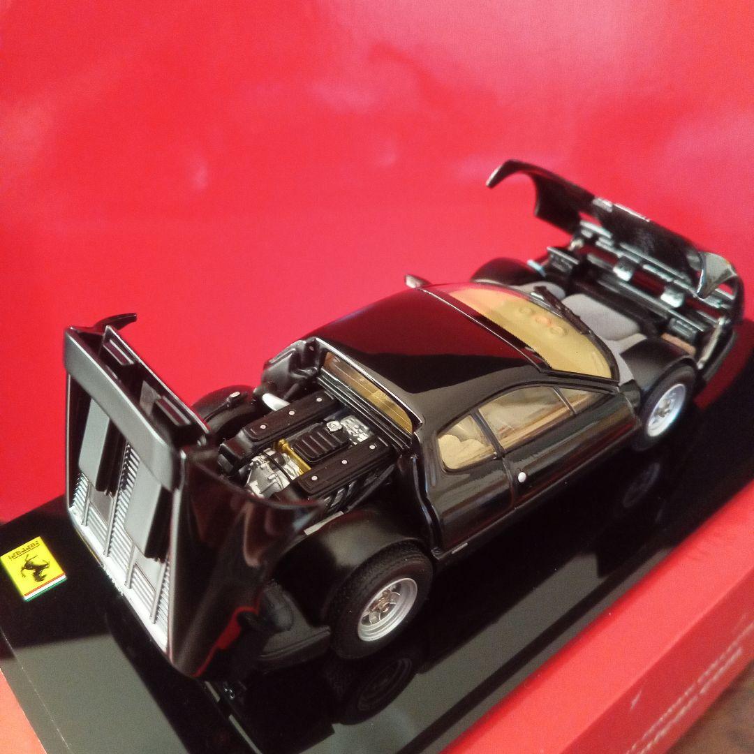 ミニカー京商　フェラーリ 512BB ブラック ベージュインテリア1/43