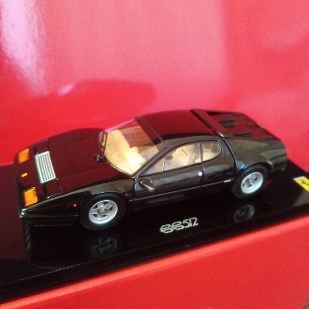 ミニカー京商　フェラーリ 512BB ブラック ベージュインテリア1/43