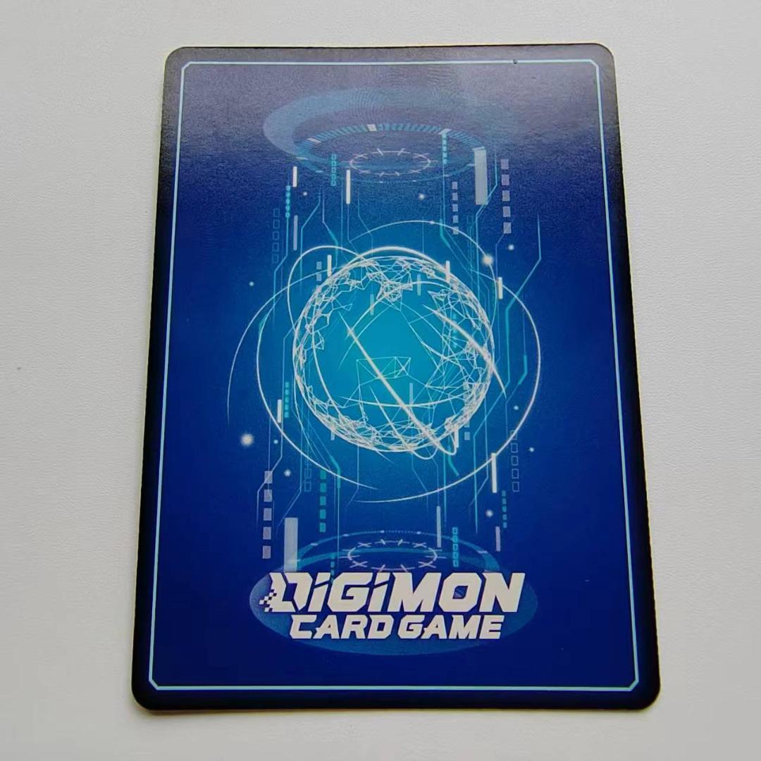 未デジモンカードゲーム　オメガモン　希少パラレル　白