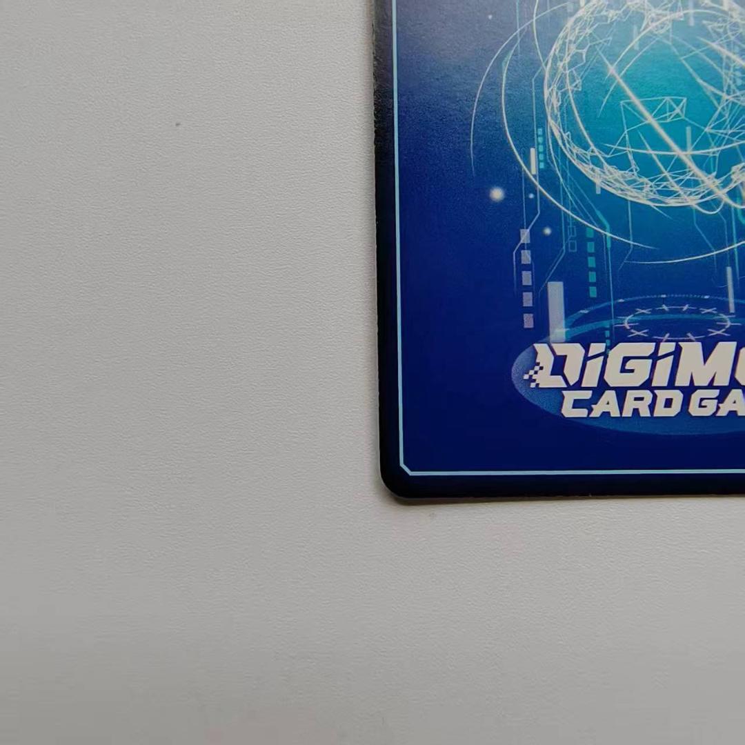 未デジモンカードゲーム　オメガモン　希少パラレル　白