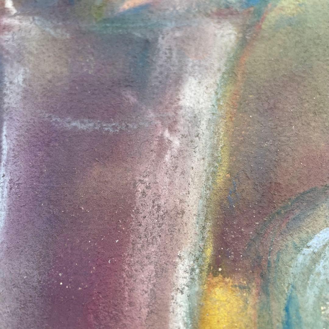 【20年の沈黙・再生の譜】No.26 片想い　パステル画　美術品