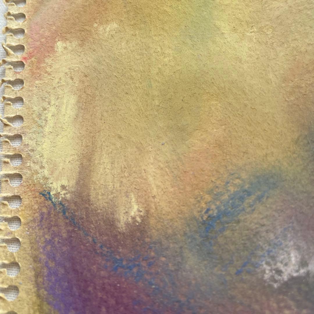 【20年の沈黙・再生の譜】No.26 片想い　パステル画　美術品