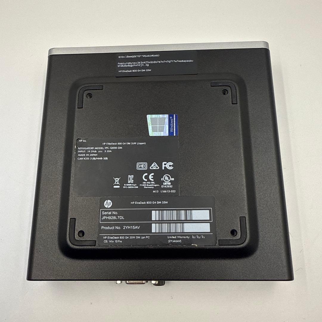 HP ELITE DESK 800 G4 i5 8世代 管番号 M-26-H1