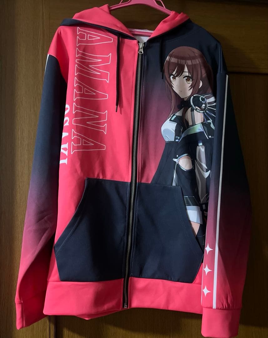 大崎甘奈　フルグラフィックパーカー 7th 螺旋