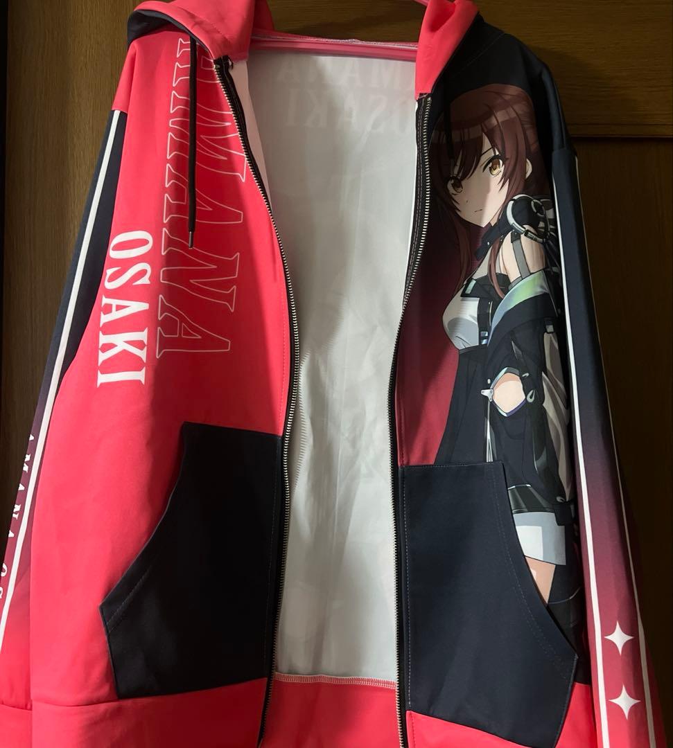 大崎甘奈　フルグラフィックパーカー 7th 螺旋