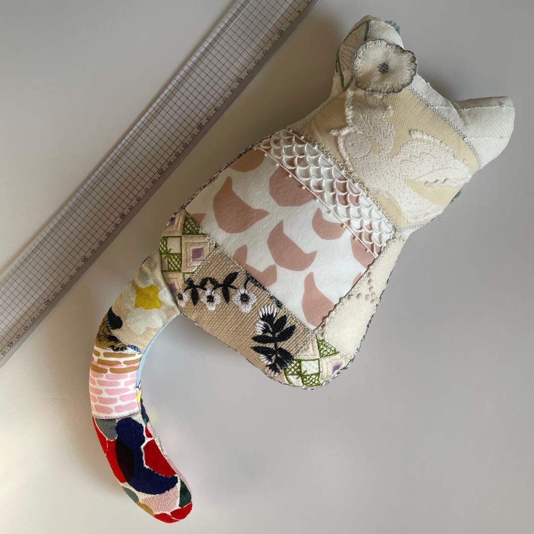 ミナペルホネン ハンドメイド オッドアイ ⭐猫 (*ΦωΦ)白猫さんb5