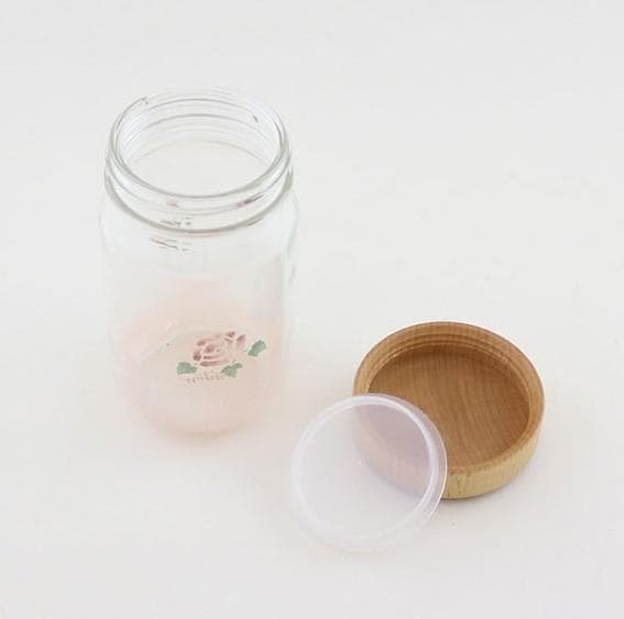 マニーローズ　木ぶたガラスボトル　L&M ２本セット