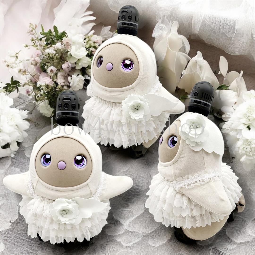 ラボット LOVOT ラボットの服ハンドメイド　パールビーズ付きチュニックセット