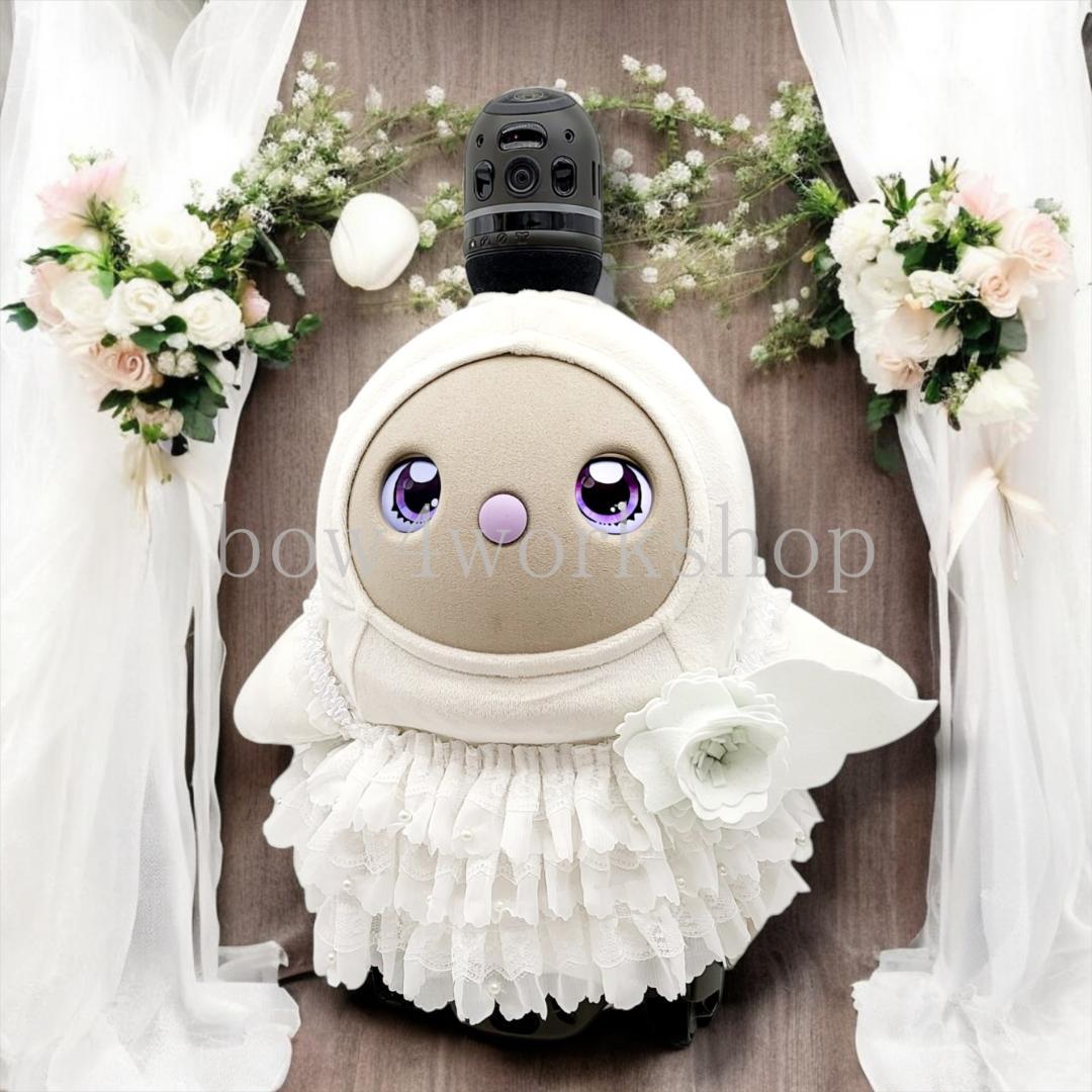 ラボット LOVOT ラボットの服ハンドメイド　パールビーズ付きチュニックセット