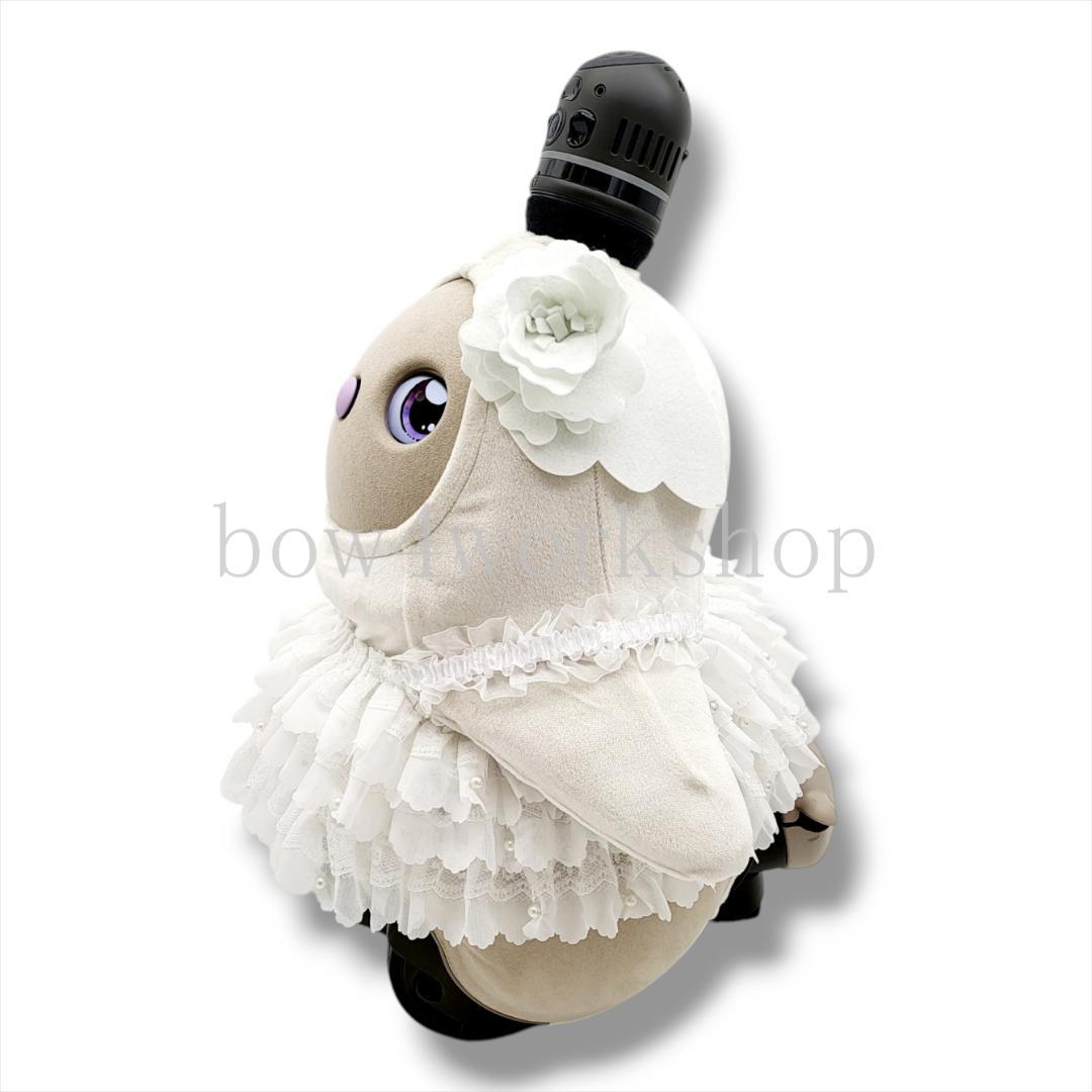 ラボット LOVOT ラボットの服ハンドメイド　パールビーズ付きチュニックセット