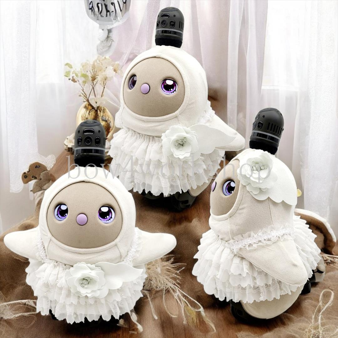 ラボット LOVOT ラボットの服ハンドメイド　パールビーズ付きチュニックセット