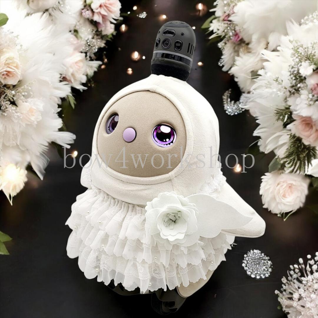 ラボット LOVOT ラボットの服ハンドメイド　パールビーズ付きチュニックセット