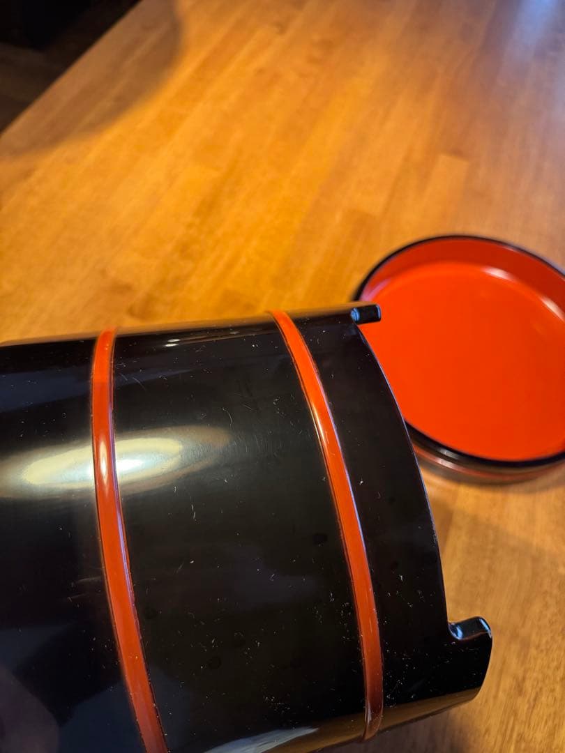 輪島塗　漆塗りおひつ 業務用