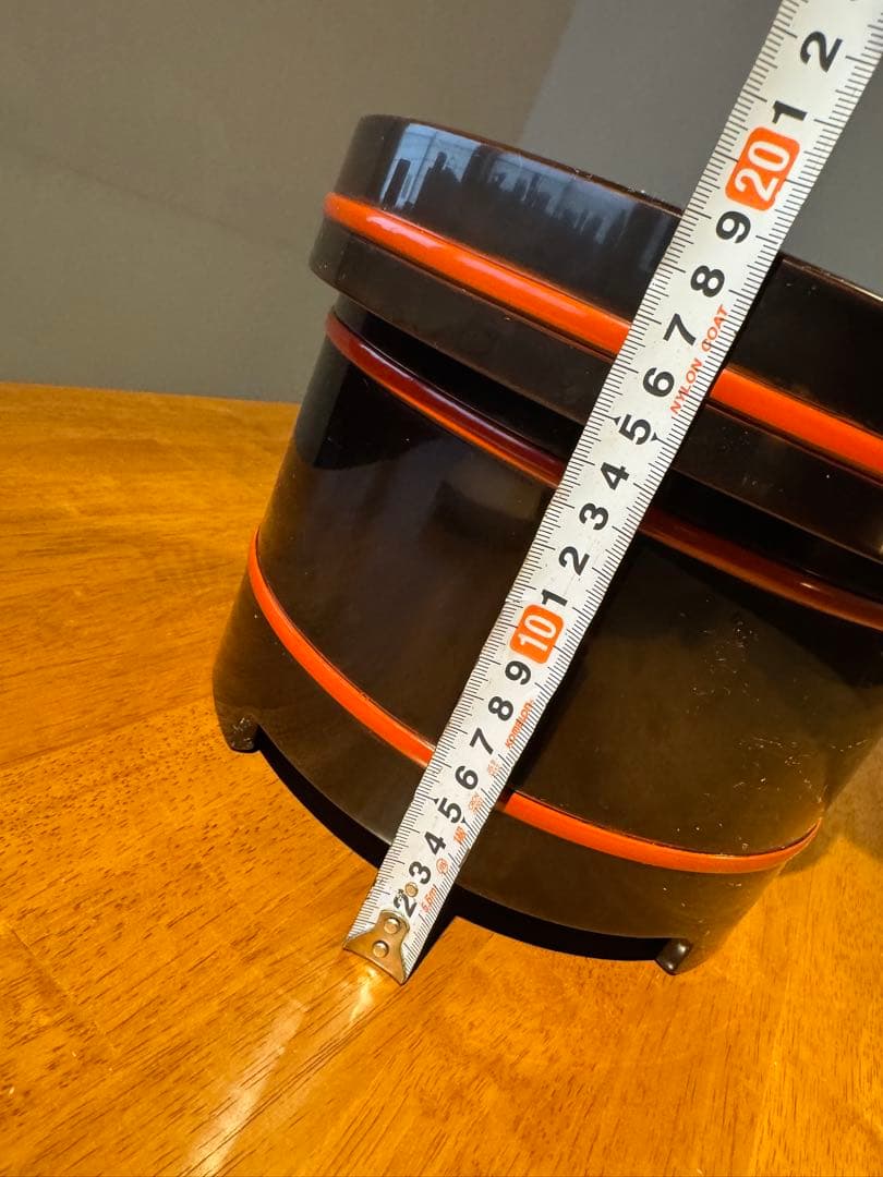 輪島塗　漆塗りおひつ 業務用