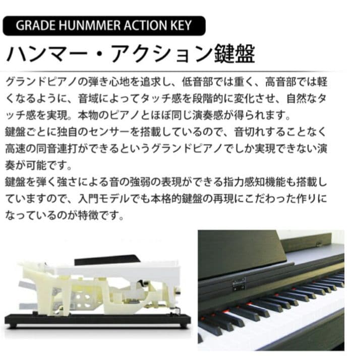 カリーナ carina　 デジタルピアノ 88鍵 木目調