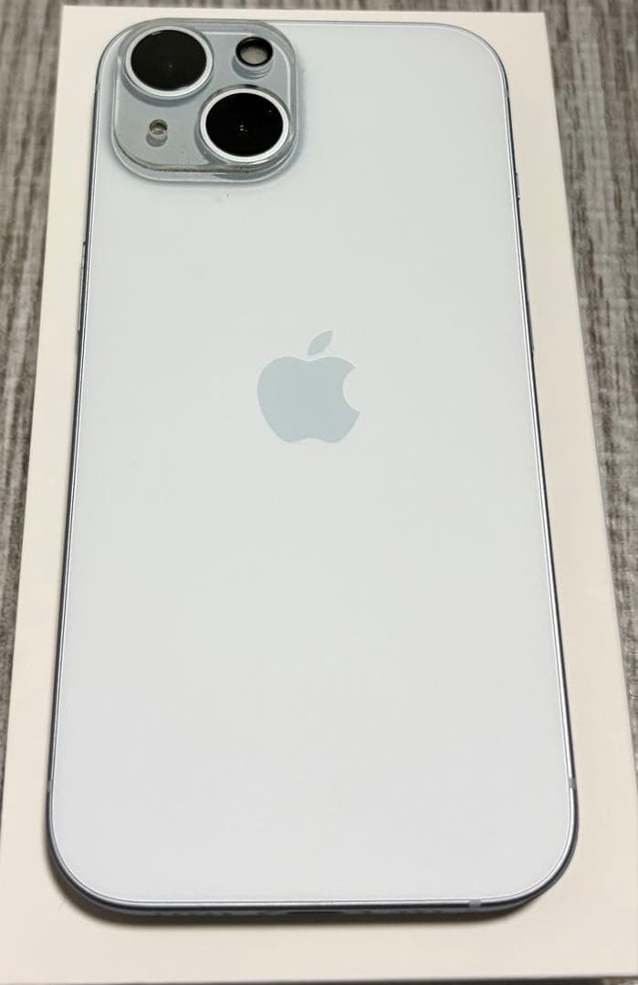 iPhone15 256GB ブルー本体 SIMフリー 1年未満 美品箱付き