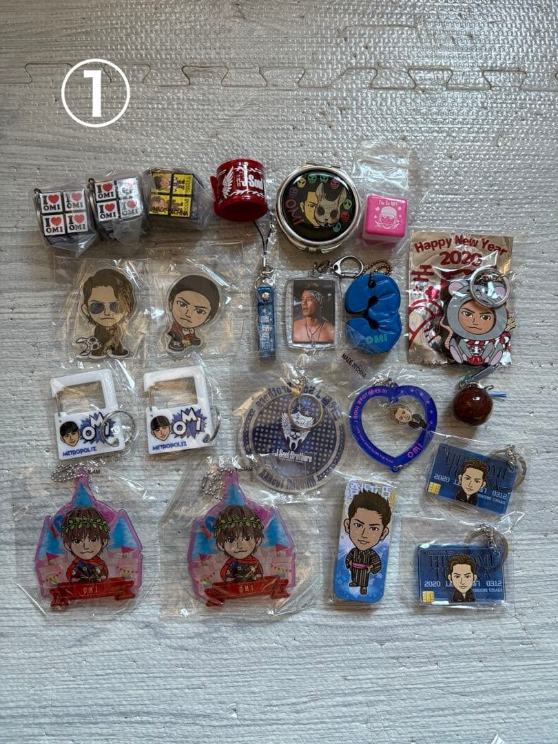 新品 三代目JSB 登坂広臣 ØMI のみ130点 まとめ売り キーホルダー