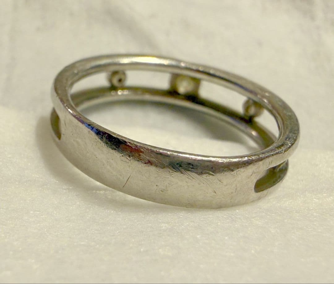 指輪(プラチナ・イエローダイヤモンド・刻印あり・リング)