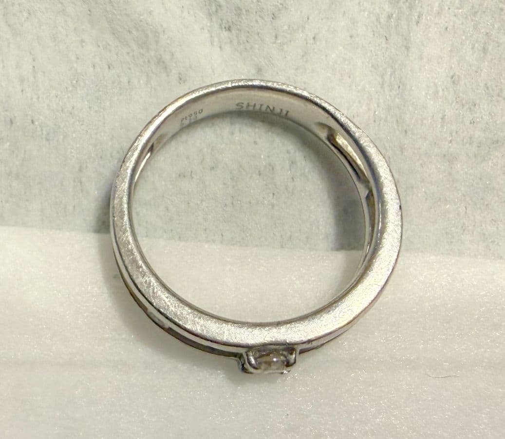 指輪(プラチナ・イエローダイヤモンド・刻印あり・リング)