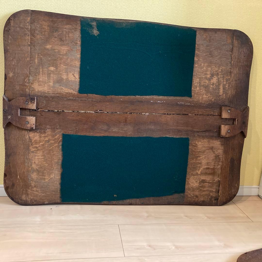 イギリスアンティーク　猫脚エクステンションテーブル