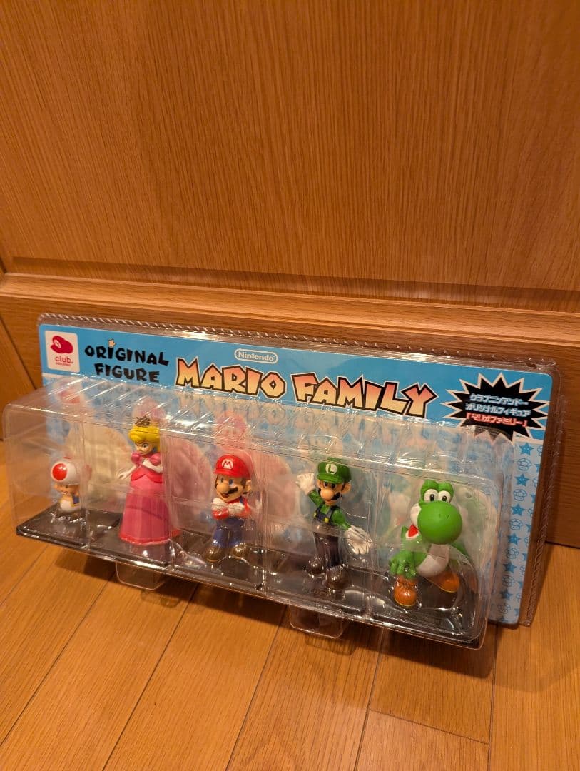 クラブニンテンドー オリジナルフィギュア「マリオファミリー」☆未開封