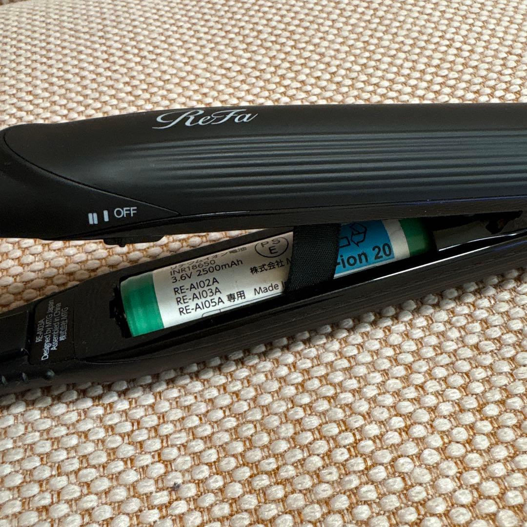 ReFa ブラック ビューティックフィンガーアイロン