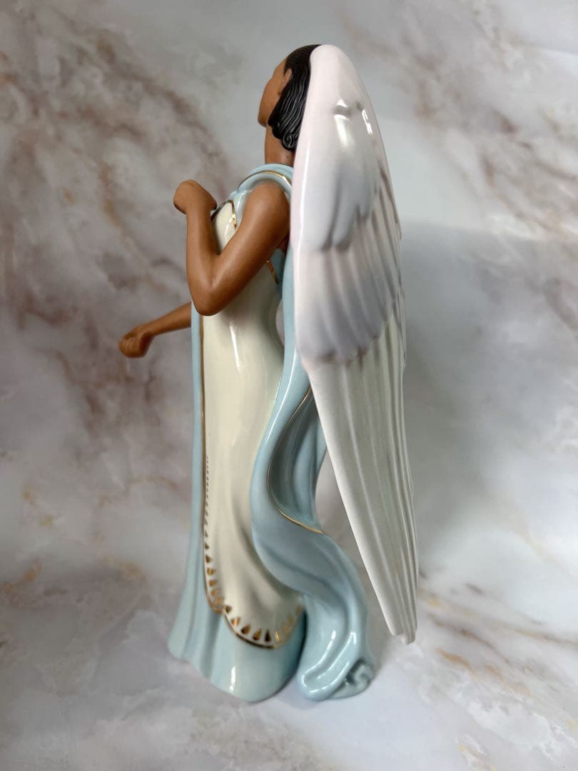 限定　美品　アメリカ　Lenox レノックス　 天使 陶器人形　手描き絵付け