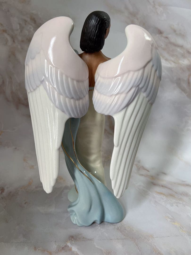 限定　美品　アメリカ　Lenox レノックス　 天使 陶器人形　手描き絵付け