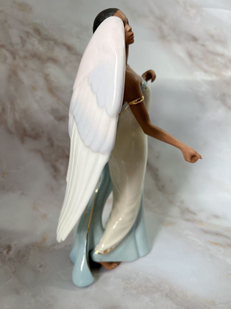 限定　美品　アメリカ　Lenox レノックス　 天使 陶器人形　手描き絵付け