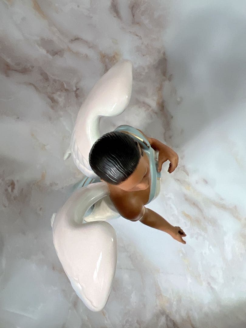 限定　美品　アメリカ　Lenox レノックス　 天使 陶器人形　手描き絵付け