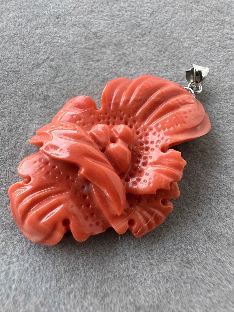 珊瑚　サンゴ　ペンダントトップ　天然ルース　アクセサリー